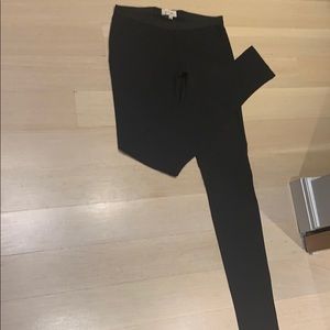 Helmut Lang wool black leggings